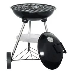 Grill ogrodowy węglowy Time For Grill, kulisty, z pokrywą