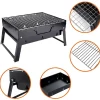 Grill turystyczny węglowy Extralink, ruszt 35 x 27 cm