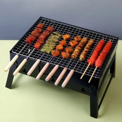 Grill turystyczny węglowy Extralink, ruszt 35 x 27 cm