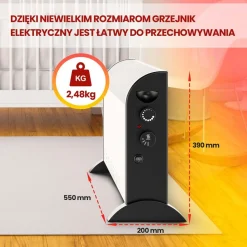 Grzejnik konwektorowy Extralink, 2000 W