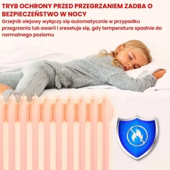 Grzejnik olejowy Extralink, 2500 W