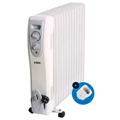 Grzejnik olejowy Noveen OH1399, 3000 W, inteligentne gniazdko WiFi Tuya