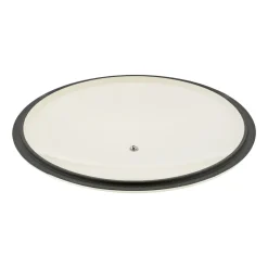 Gęsiarka żeliwna emaliowana Konighoffer, 2,8 l, 21 x 10,5 cm, okrągła, kremowa