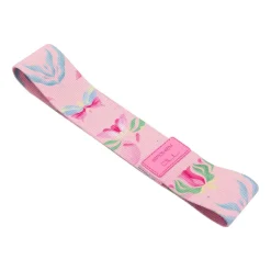Guma oporowa Spokey The Bloom Elastic Band, opór 25 kg, różowa