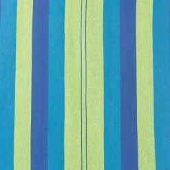 Hamak ogrodowy Extralink 200 x 80 cm, jednoosobowy, z pokrowcem, niebiesko-zielony