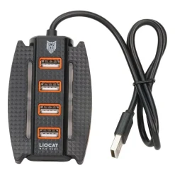 Hub USB Liocat HX 312 C, 11 portów, czarny