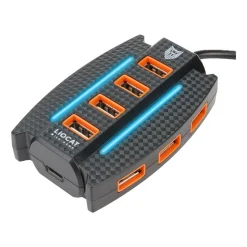 Hub USB Liocat HX 312 C, 11 portów, czarny