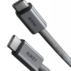 Kabel USB-C-USB-C Aukey CB-DCC062, 60 W, 1,8 m