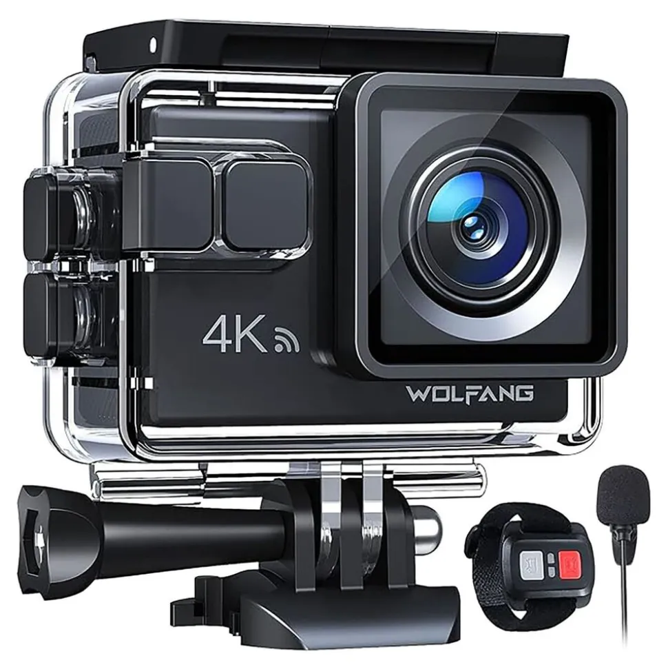 Kamera sportowa Wolfang GA100, 4K, Wi-Fi