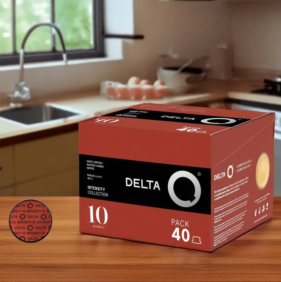 Kapsułki do ekspresu Delta Qalidus, intensywność 10, 40 szt.
