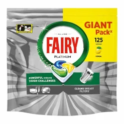 Kapsułki do zmywarki Fairy All In One Platinum, 125 szt.