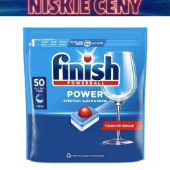 Kapsułki do zmywarki Finish Power All in One, 50 sztuk