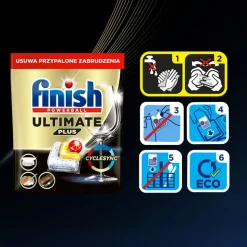 Kapsułki do zmywarki Finish Ultimate Plus Lemon, 110 sztuk