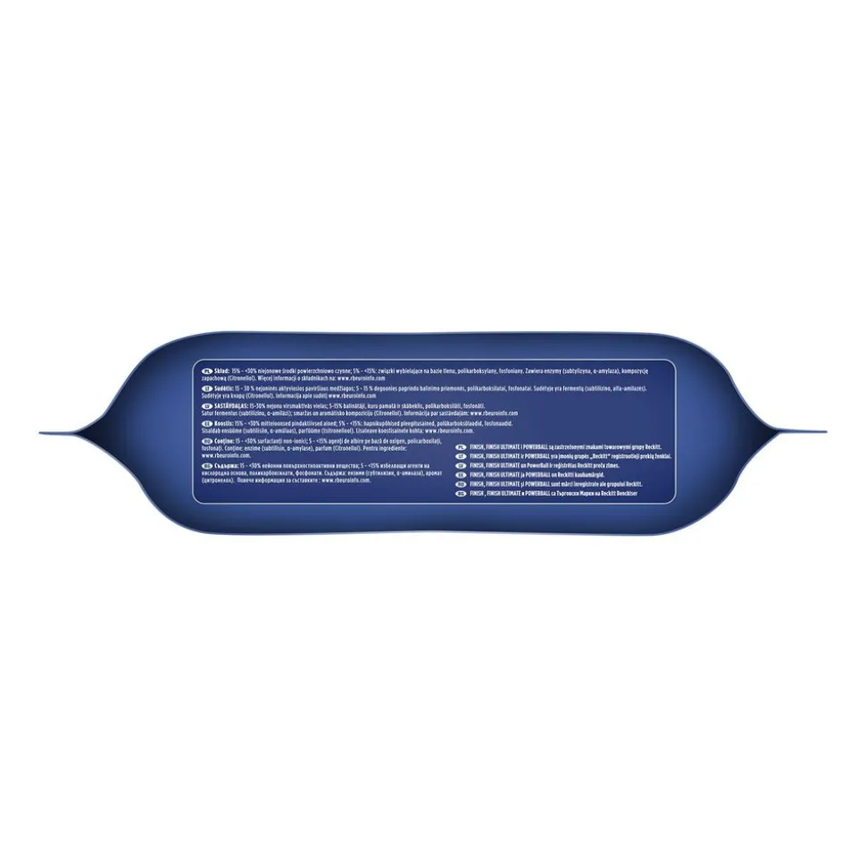 Kapsułki do zmywarki Finish Ultimate Lemon, 100 sztuk