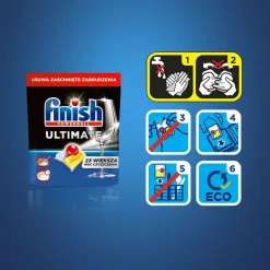 Kapsułki do zmywarki Finish Ultimate Lemon, 70 sztuk