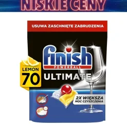 Kapsułki do zmywarki Finish Ultimate Lemon, 70 sztuk