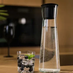Karafka filtrująca szklana Wessper K1 Borosilicate Actitex™, czarna