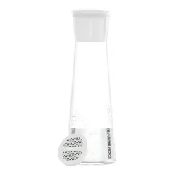 Karafka filtrująca szklana Wessper K1 Borosilicate Actitex™, biała