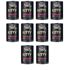 Karma dla kota Kitty Excellence, z wołowiną, 10 x 415 g