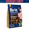 Karma dla psa Brit Premium By Nature Adult M, sucha, z kurczakiem, 3 kg