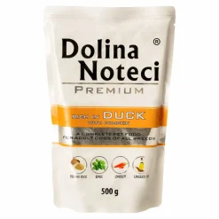 Karma dla psa Dolina Noteci, z kaczką, mokra, 10 x 500 g