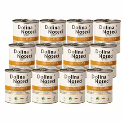 Karma dla psa Dolina Noteci, z kaczką, mokra, 12 x 800 g