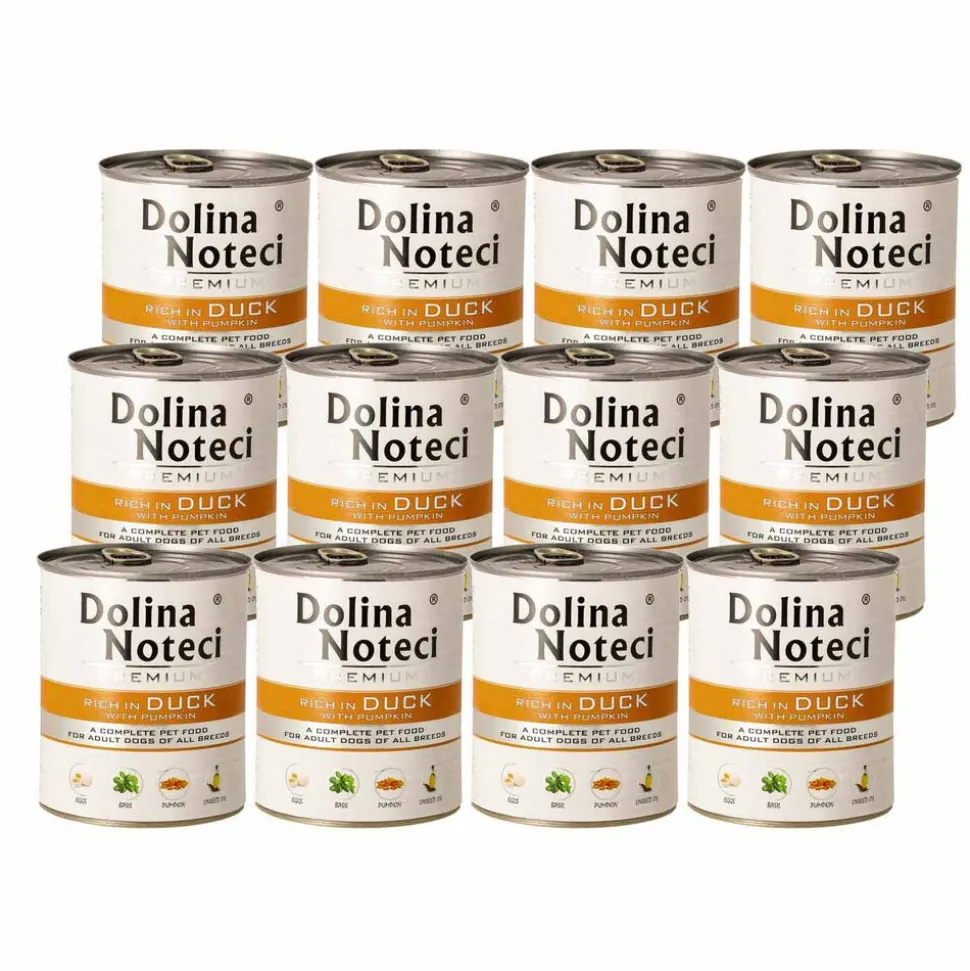 Karma dla psa Dolina Noteci, z kaczką, mokra, 12 x 800 g
