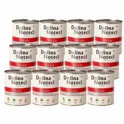 Karma dla psa Dolina Noteci, z wołowiną, mokra, 12 x 800 g