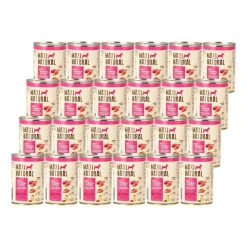 Karma dla psa Maxi Natural, indyk i wołowina z batatami, mokra, 24 x 400 g