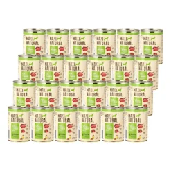 Karma dla psa Maxi Natural, jeleń i wołowina z żurawiną, mokra, 24 x 400 g