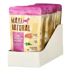 Karma dla psa Maxi Natural Małe Rasy, cielęcina i królik, mokra, 10 x 150 g
