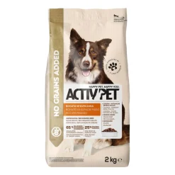Karma dla psów Activ Pet Plus, sucha, bez zbóż, 6 x 2 kg