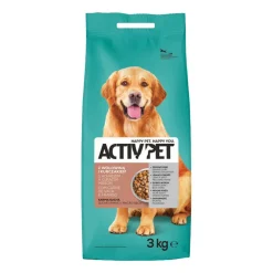 Karma dla psów Activ Pet, sucha, wołowina i warzywa, 4 x 3 kg
