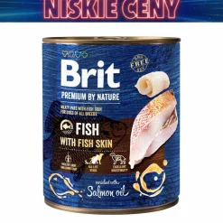 Karma dla psów Brit Premium By Nature, mokra, ryba, 6 x 800 g