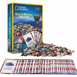Karty do gry National Geographic Skały i Minerały