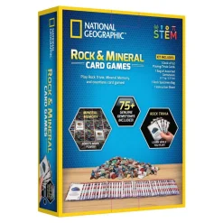 Karty do gry National Geographic Skały i Minerały