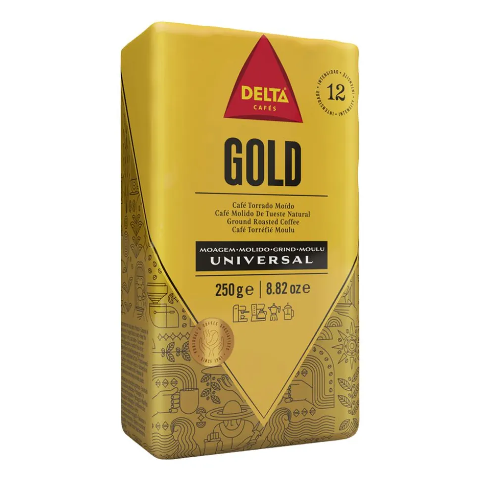 Kawa mielona Delta Gold, 250 g, intensywność 12