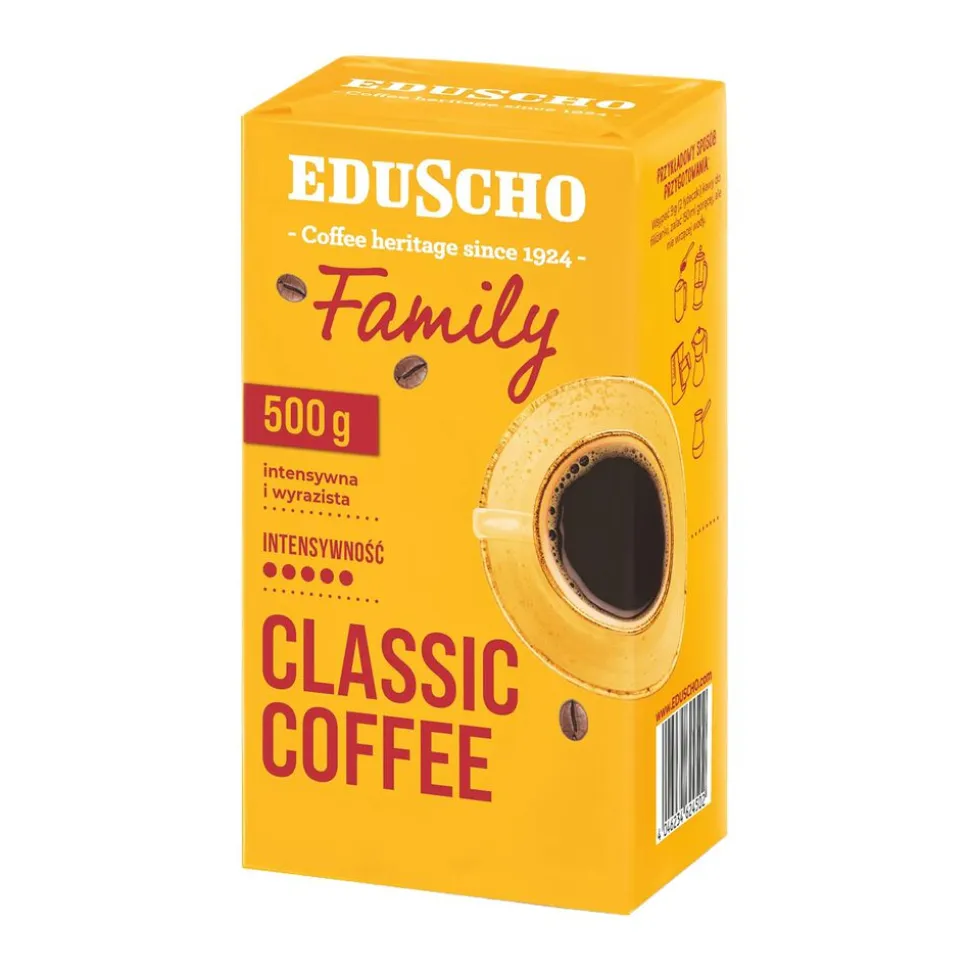 Kawa mielona Eduscho Family, 500 g, intensywność 5/5