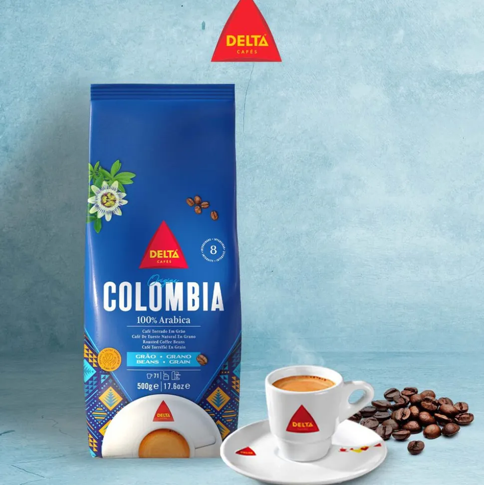 Kawa ziarnista Delta Colombia, 500 g, intensywność 8