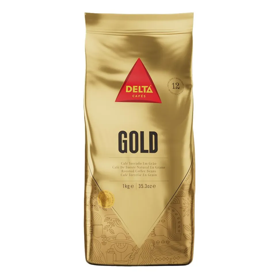 Kawa ziarnista Delta Gold, 1 kg, intensywność 12