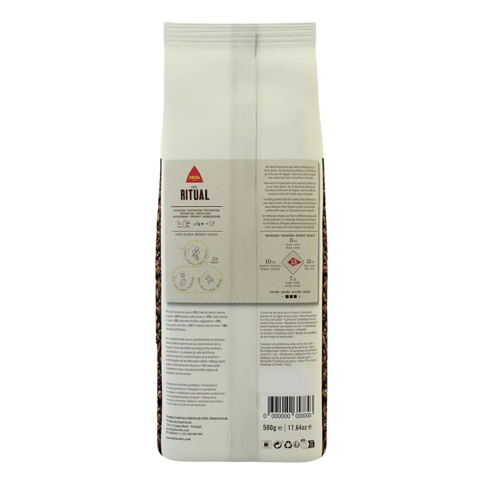 Kawa ziarnista Delta Ritual, 500 g, intensywność 13