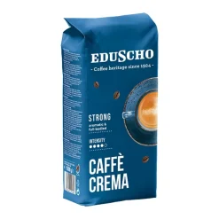 Kawa ziarnista Eduscho Crema Strong, 1 kg, intensywność 4/5