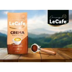 Kawa ziarnista Le Cafe Crema, 1 kg, intensywność 2/5
