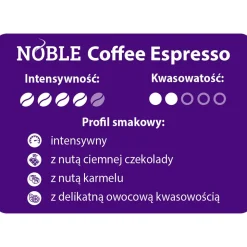 Kawa ziarnista Noble Espresso, 1 kg, intensywność 4/5