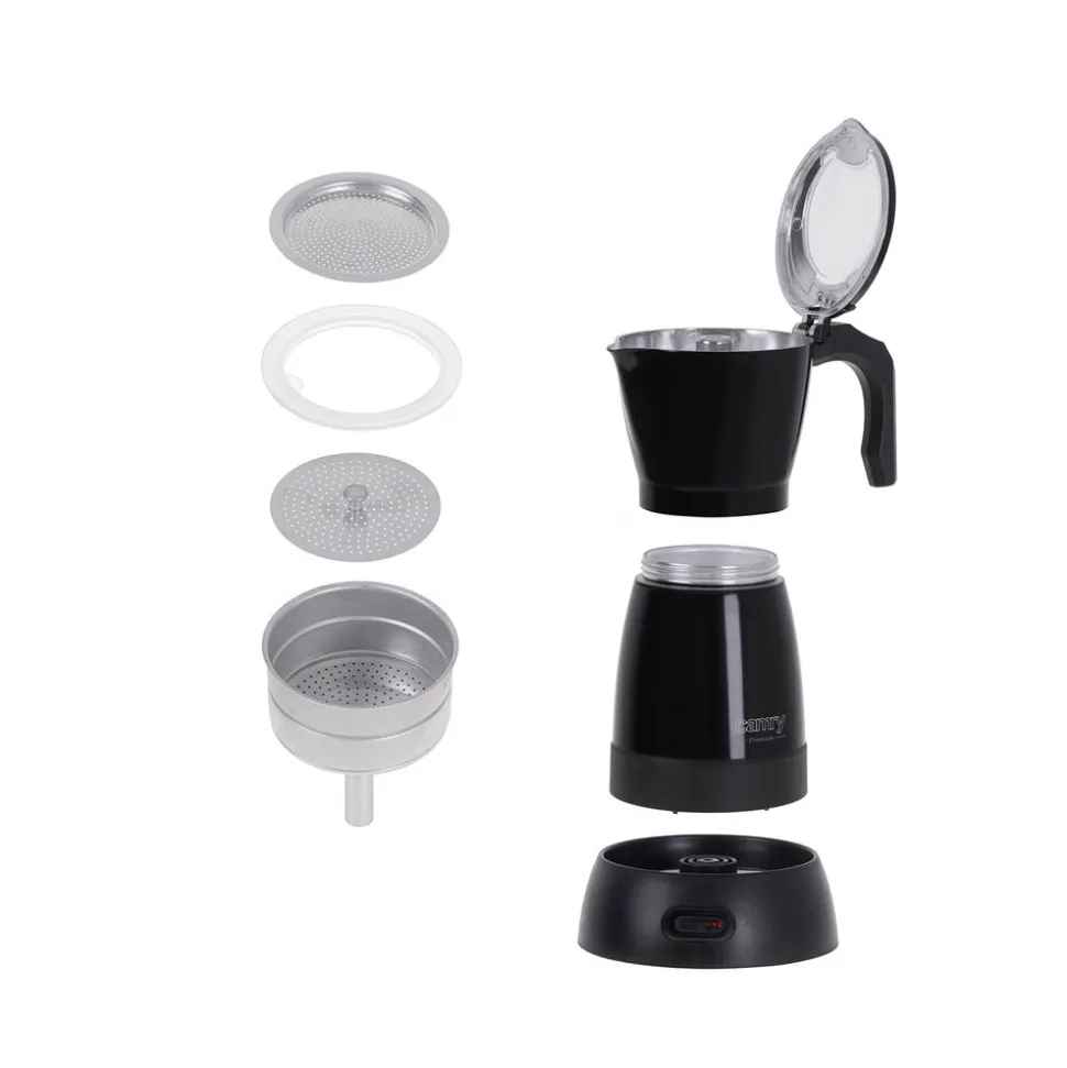 Kawiarka elektryczna Camry Moka, 300 ml, czarny