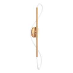 Kinkiet LED Sanico Goldlux Emma, 19 W, 2230lm, 4000K, złoty