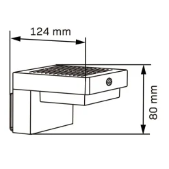 Kinkiet solarny LED Sanico Goldlux Mali, czujnik PIR, 4000K