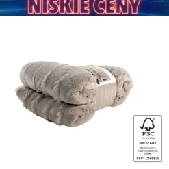 Koc dekoracyjny 150 x 200 cm Smukee Home, szary