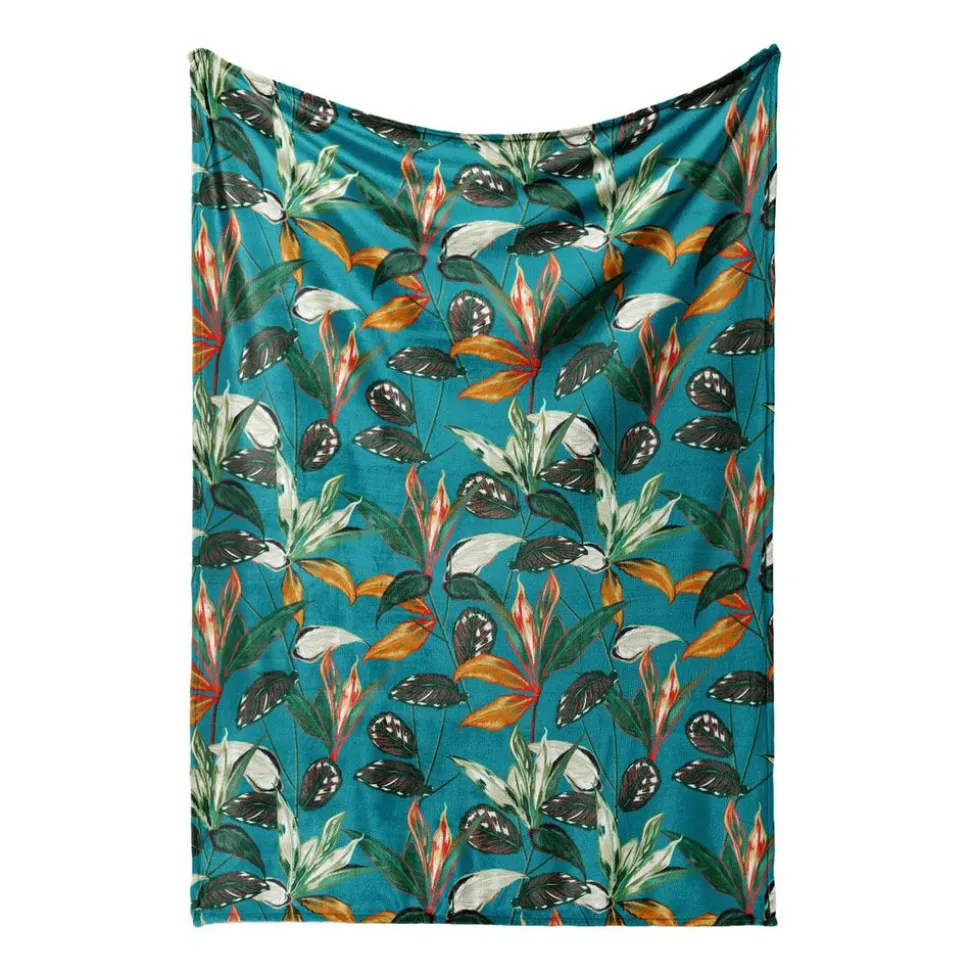 Koc Domarex Botanic Tropic, 130 x 170 cm, zielony