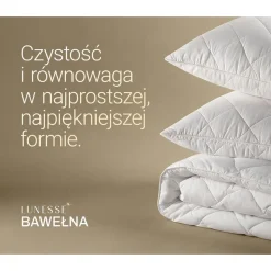 Kołdra 140 x 200 cm Lunesse Bawełna, biała